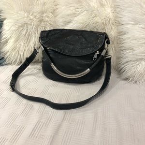 Badgley Mischka leather medium crossbody bag